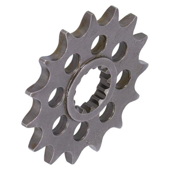 steel front sprocket. 15 teeth