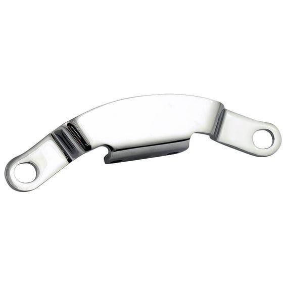 Throttle housing support bracket. Chrome