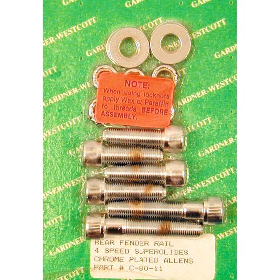 fender strut mount kit. Chrome Allen head