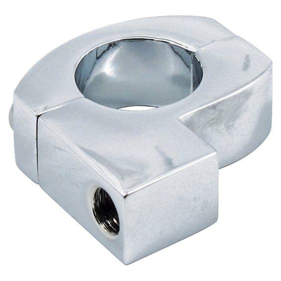 Metric mirror clamp M10 x 1.25 thread. Chrome