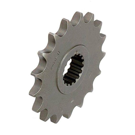 steel front sprocket. 17 teeth