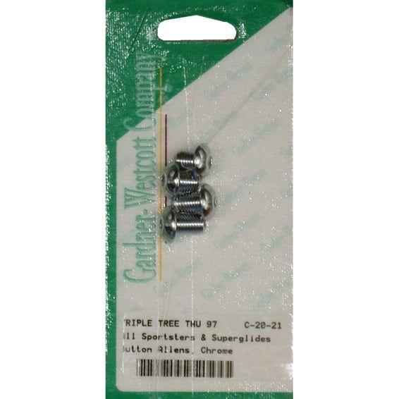 Triple tree side bolt set. Button head