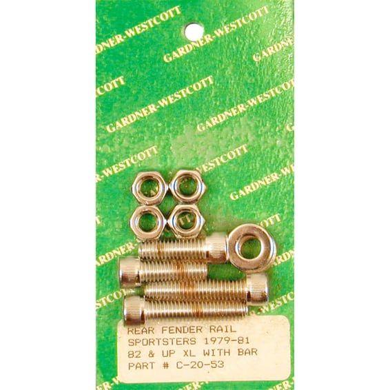 fender strut mount kit. Chrome Allen head