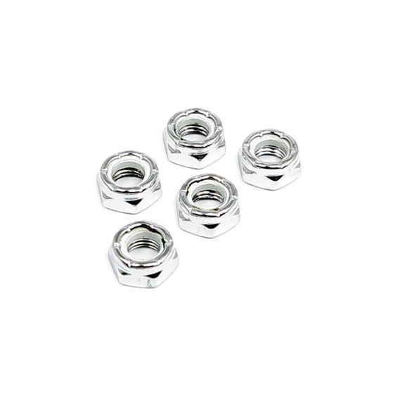 Jam lock nut chrome, 7/16-20