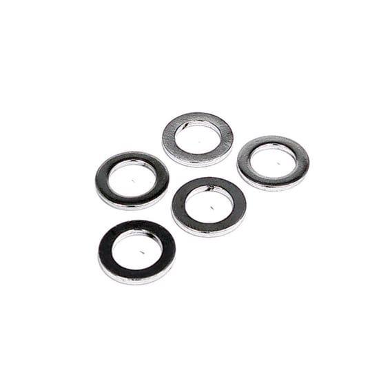 An-small od flatwasher, 1/4 chrome