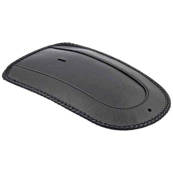 rear fender bib. Plain with braided edges