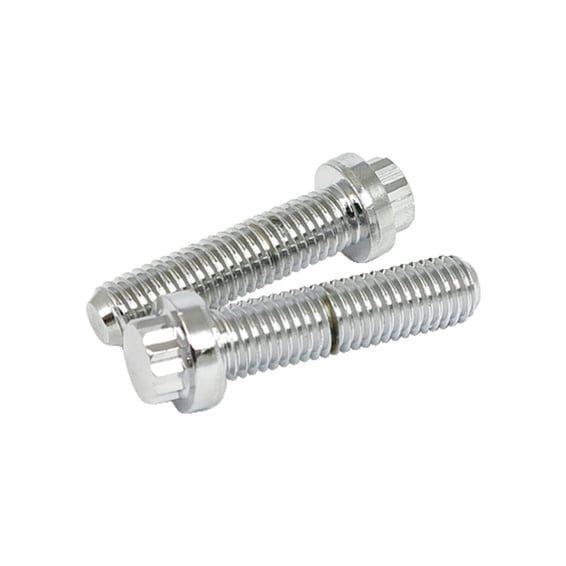 PM, Caliper bracket to fork mount kit. Chrome