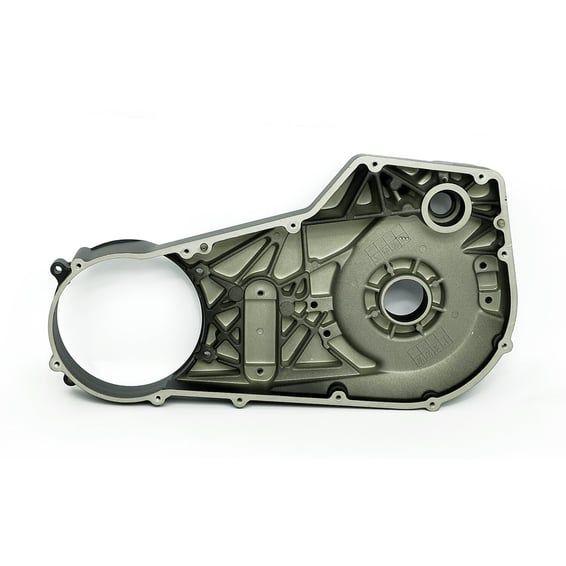 Inner primary cover. Black wrinkle finish