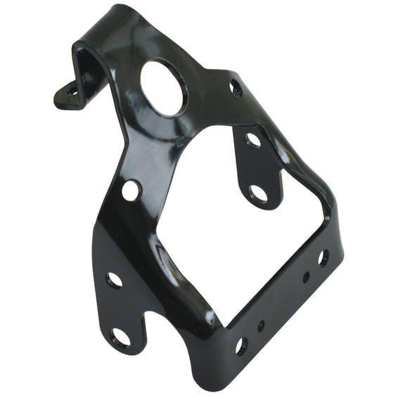 Springer headlamp & horn bracket. Black