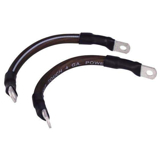 NAMZ, battery cable set. Black. 7 inch (17.5cm)