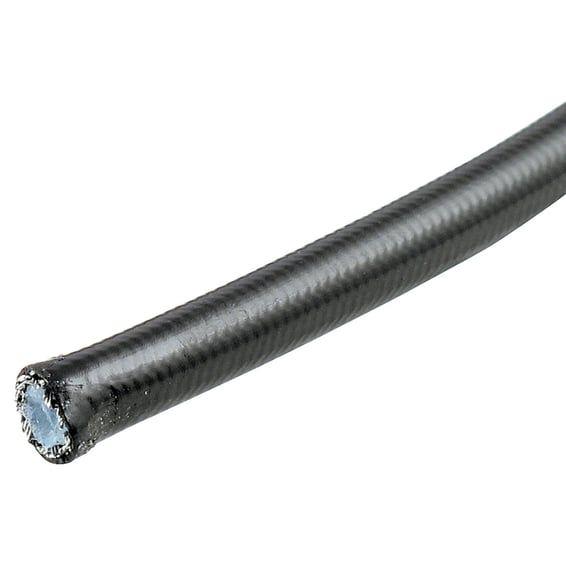 Hide-A-Line brake line 6mm, black coated stainless