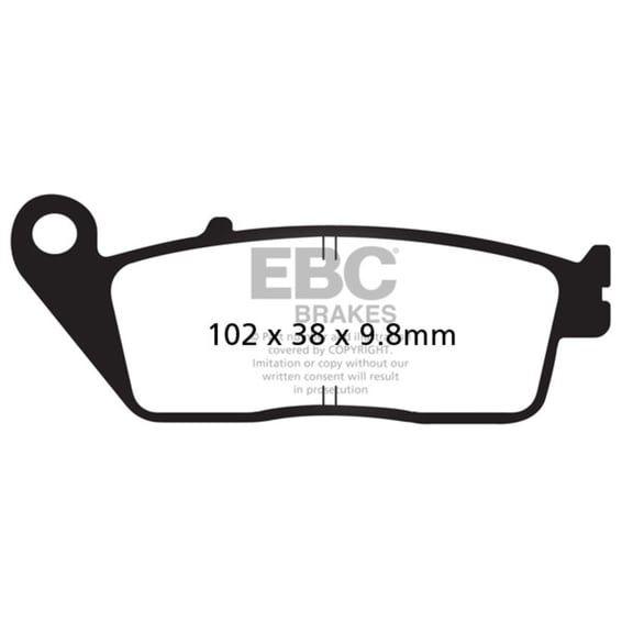 Organic brake pads