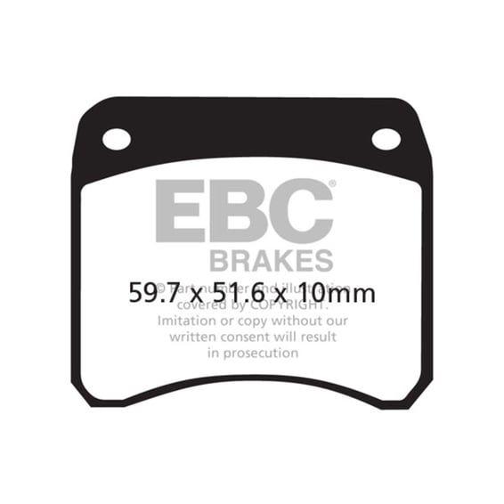 Organic brake pads