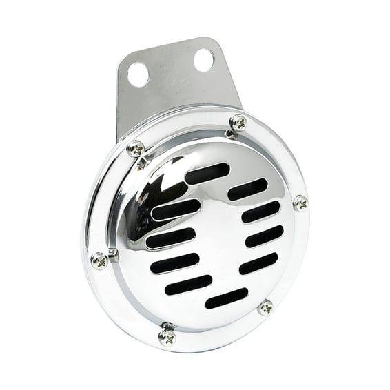 4" custom horn. 12-volt. horizontal slotted. Chrome