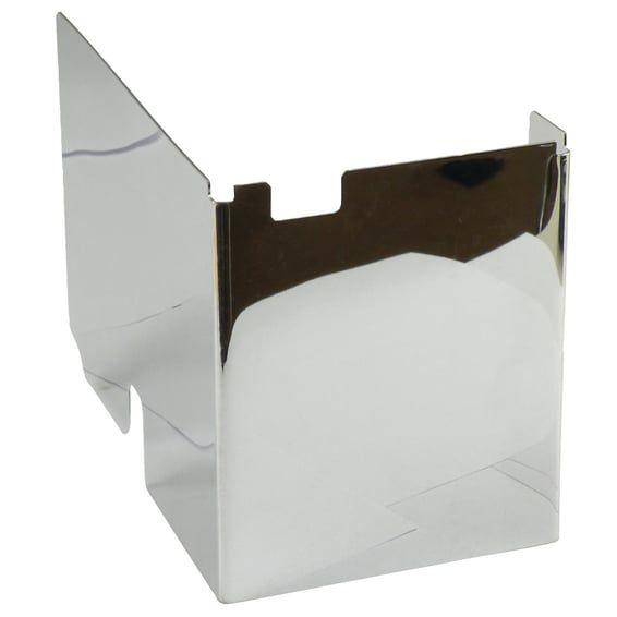 Battery side cover, smooth. Chrome