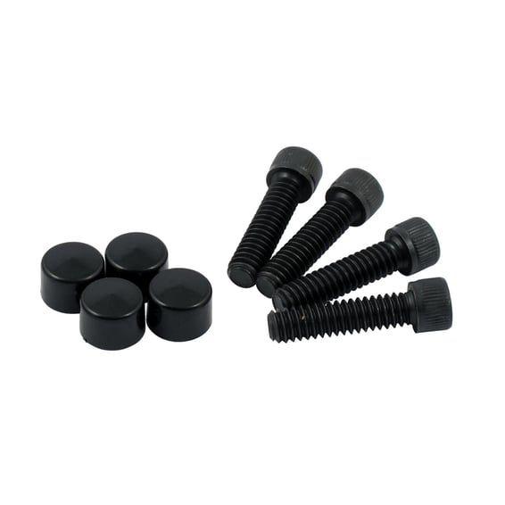Smoothtopps, push-on cover & bolt kit. Chrome
