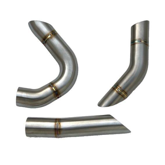 heat shields. Satin race. Titanium