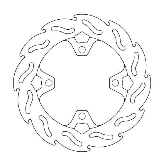 Flame series brake rotor