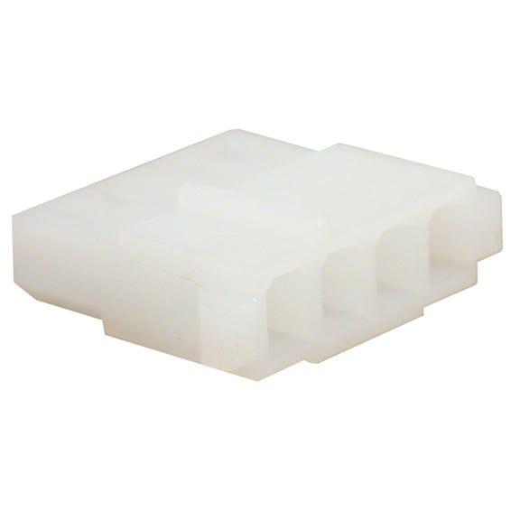 NAMZ, AMP/TE connector. White, plug, 4-pin