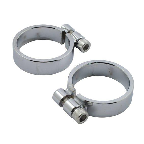 XL Sportster heavy duty header clamps. Chrome