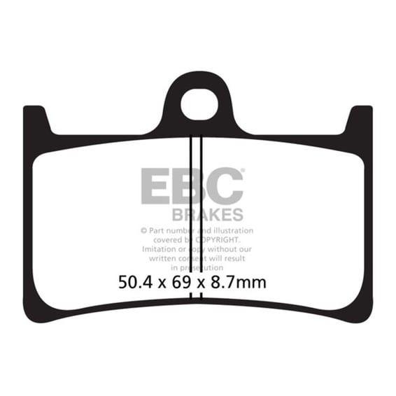 Organic brake pads