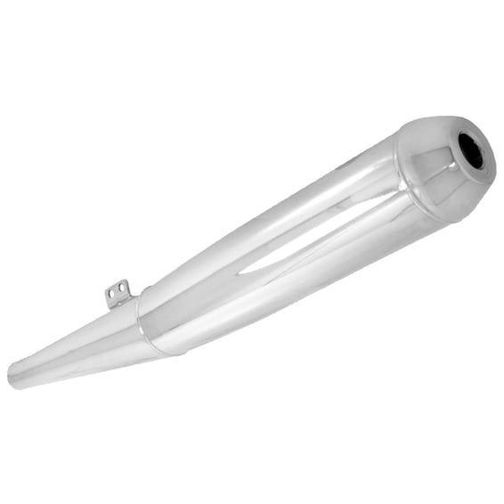 BMW muffler chrome left side