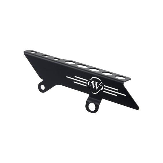 upper belt guard. Black