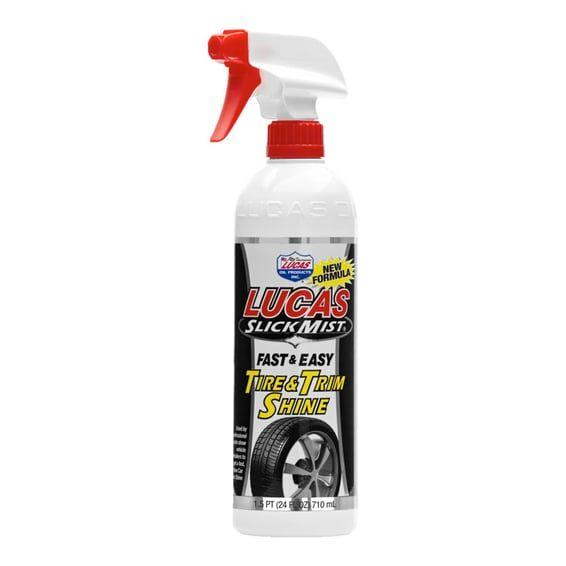Lucas, slick mist. Tire & Trim shine