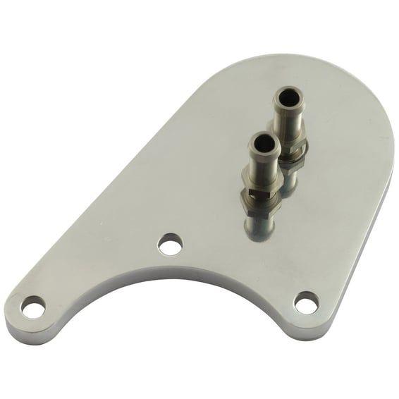 4-sp transm. mounted oil filter bracket. Rear