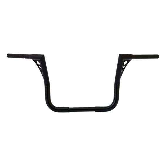 1-1/4" Bagger bars. 12" high, black