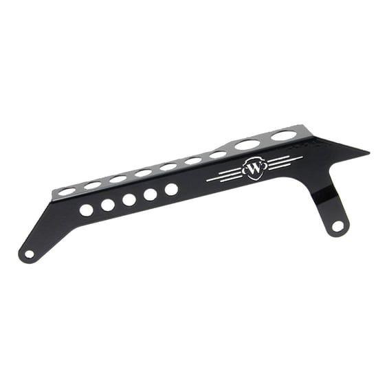 upper belt guard. Black