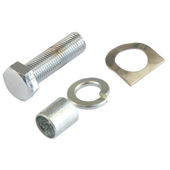 Kick pedal mount kit. Chrome