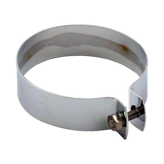 Strap, generator brush cover. Chrome