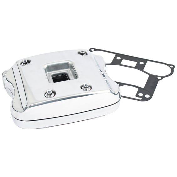 Evo Sportster rocker cover set (1 cyl.). Chrome