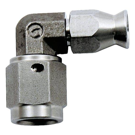 hose end 90 degrees. Stainless