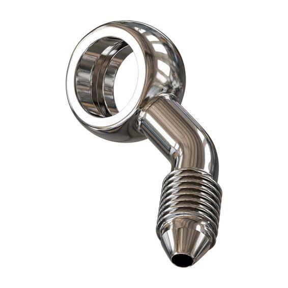 Slimline banjo fitting 3/8" or M10 compound right