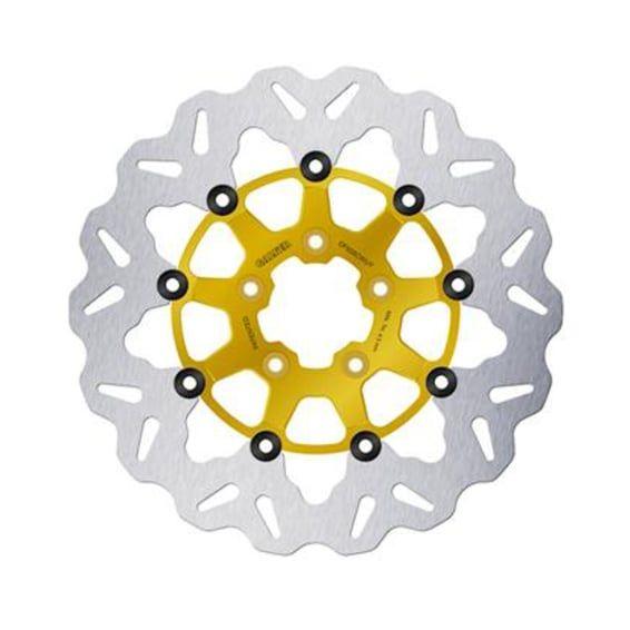 brake rotor. Wave. Floating. Gold. 300x5mm