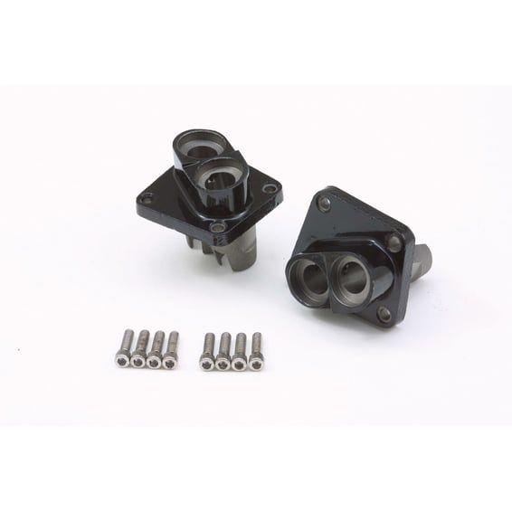 Shovel tappet block set front/rear. Black