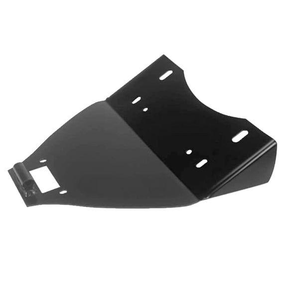 solo seat mount frame plate. Black