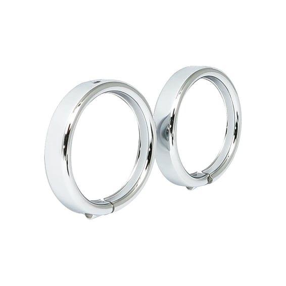Recessed trim rings. turn signals. Chrome