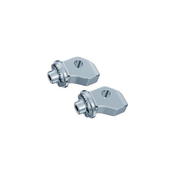 Splined peg adapter chrome