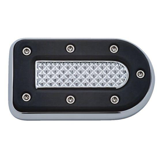 Heavy industry brake pedal pad. Chrome