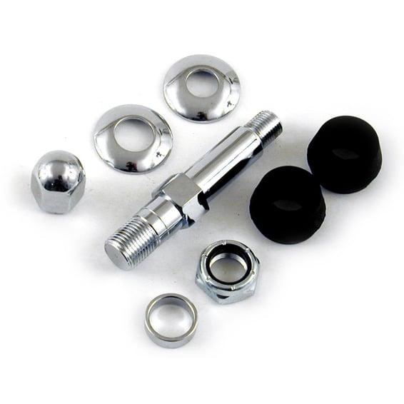 Lower shock stud kit chrome