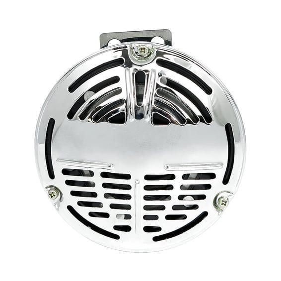 OEM style 5-1/2" Springer horn. Chrome. 12-Volt