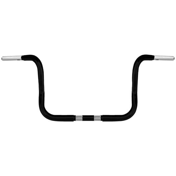 1-1/4" Chubby Bagger Ape. Black, 10" rise