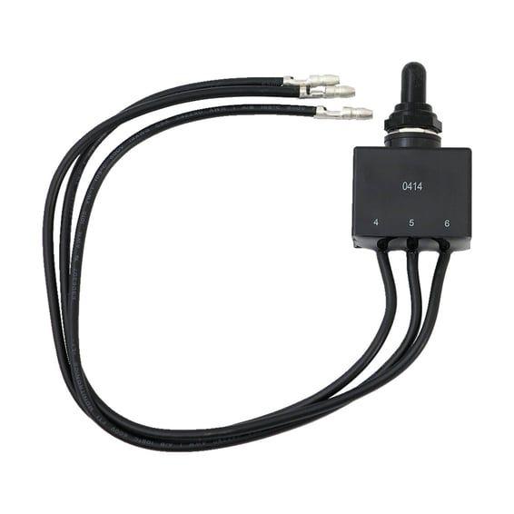 Toggle switch, on-off-on. 25A, 6/12V. Weatherproof