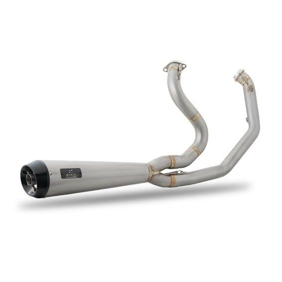 6-sp TC Touring 2-1 exhaust. SS Polished. Euro 3