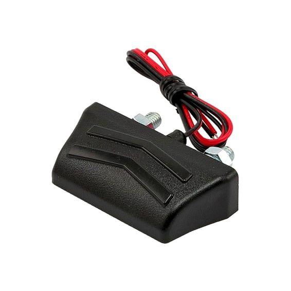 LED license plate light stratton, black. ECE appr.