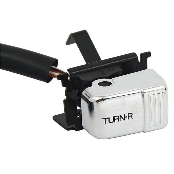 Right turn, handlebar switch. Chrome