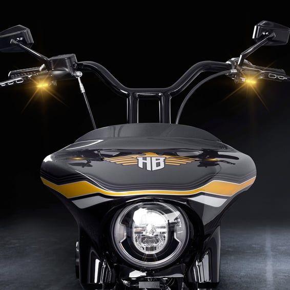 Stripes turn signals. Black no PL